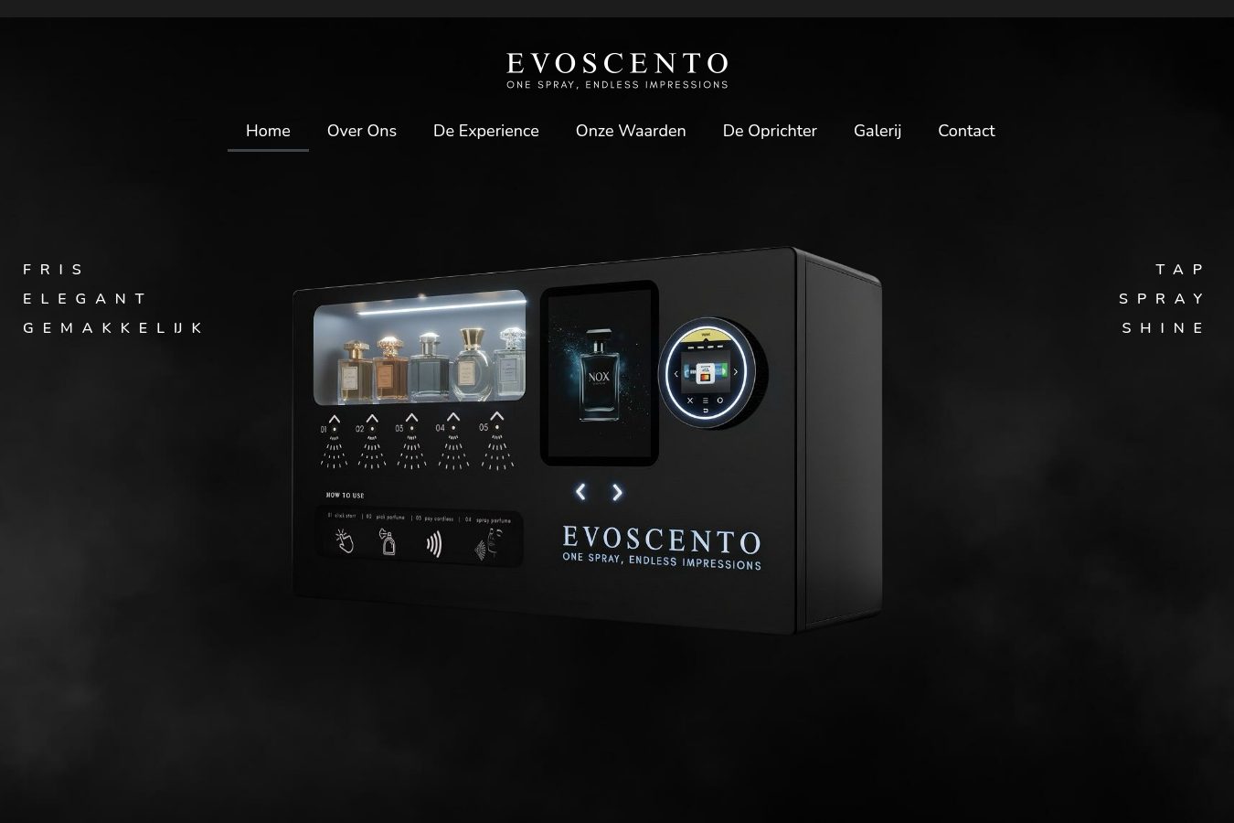 Website van Evoscento