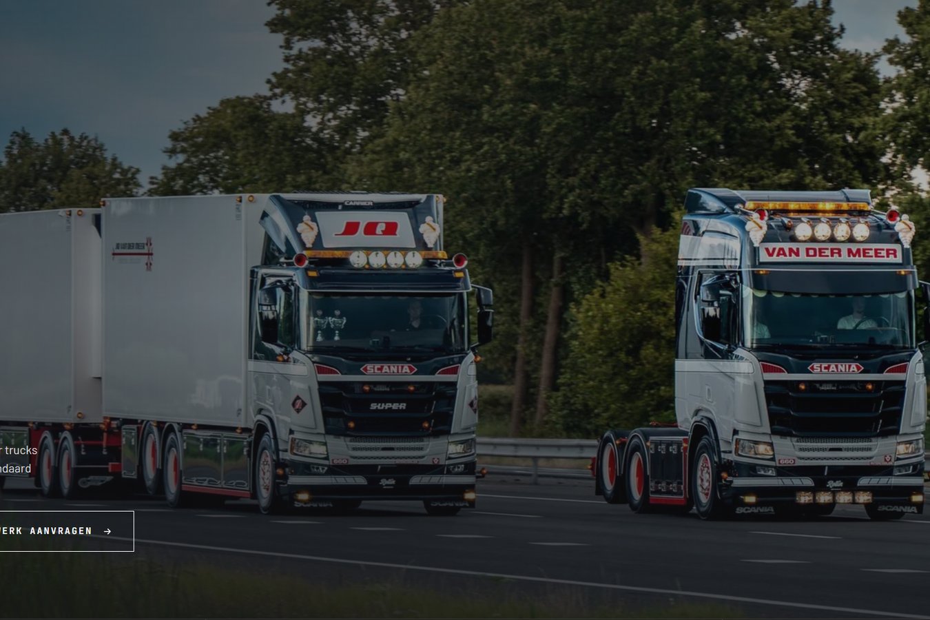 Website van Rollin Truckstyle